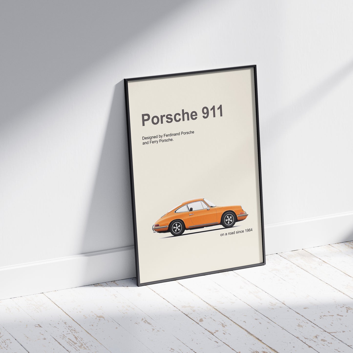 Porsche 911 Vintage Poster