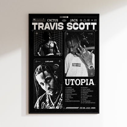 Travis Scott Utopia Poster