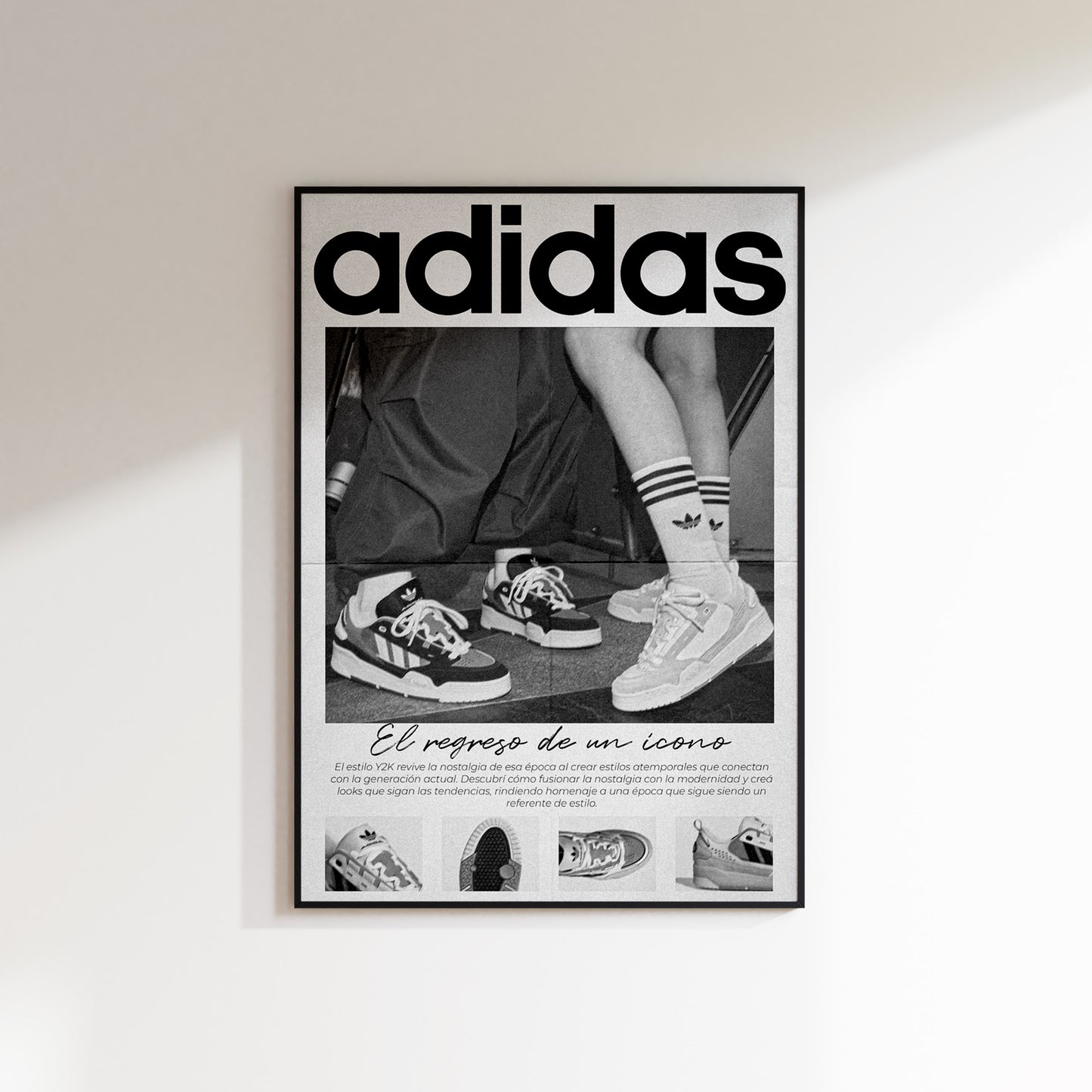 Adidas Y2K Retro Poster