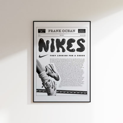 Frank Ocean Blond Nike Poster