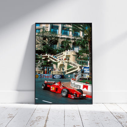 Ferrari F1 Monaco Poster