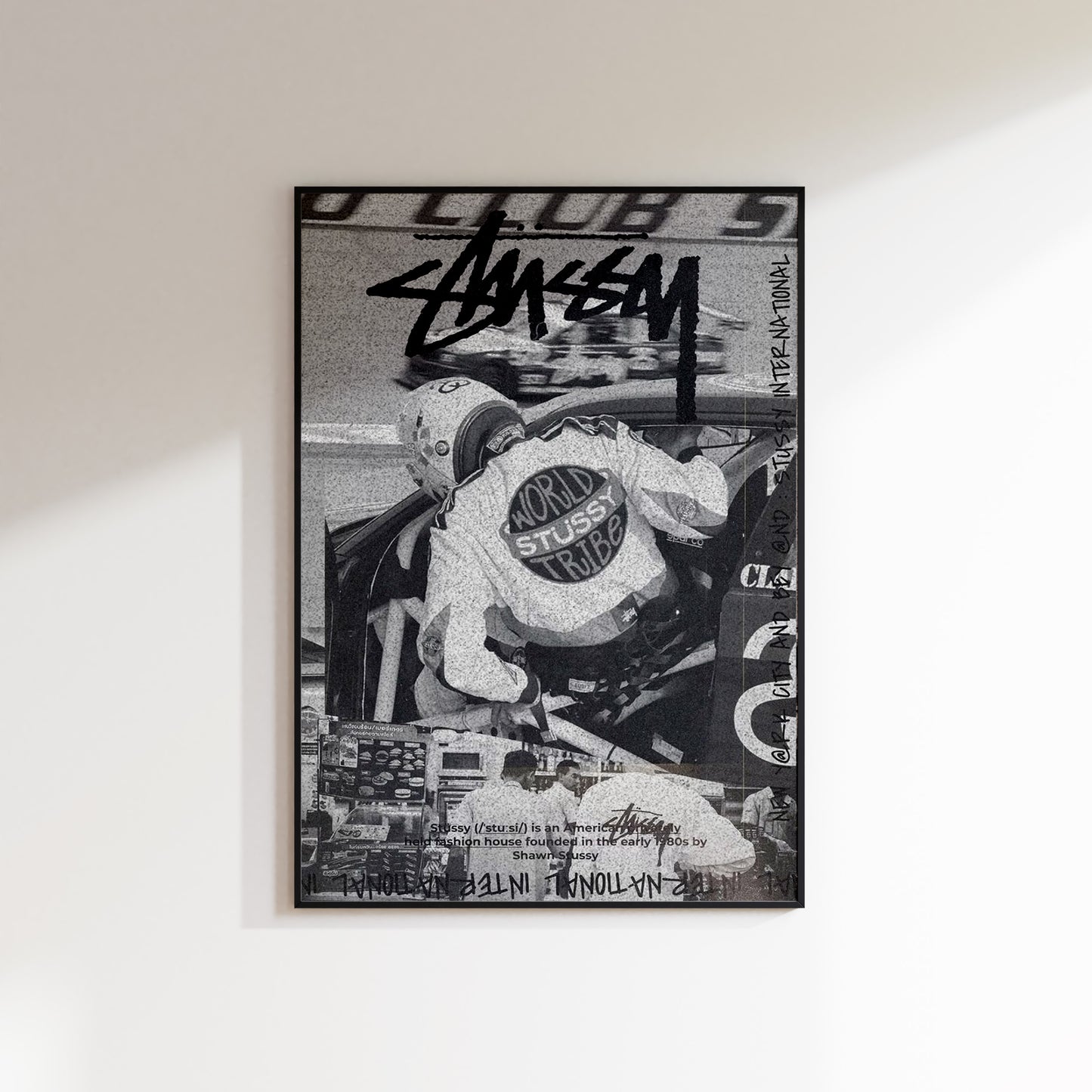 Stussy Speedway Poster