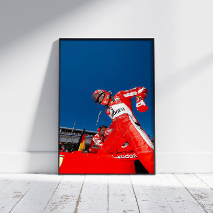 Michael Schumacher Ferrari F1 Poster