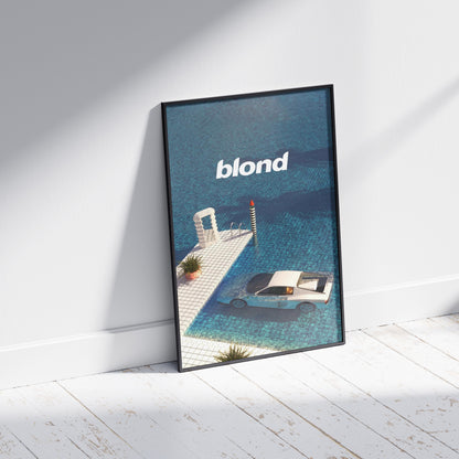 Frank Ocean Blonde Car Poster 1