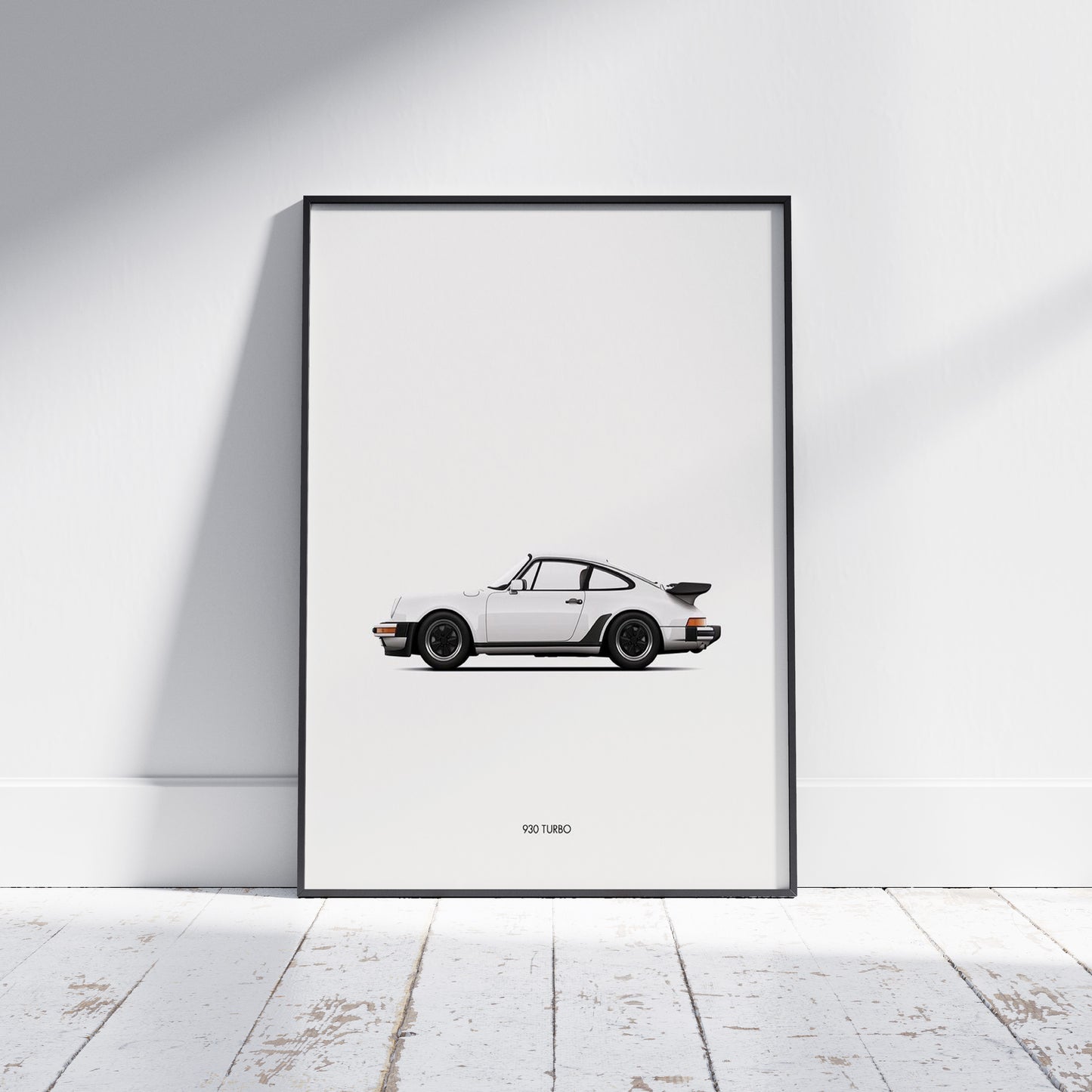 Porsche 930 Turbo Vintage Poster