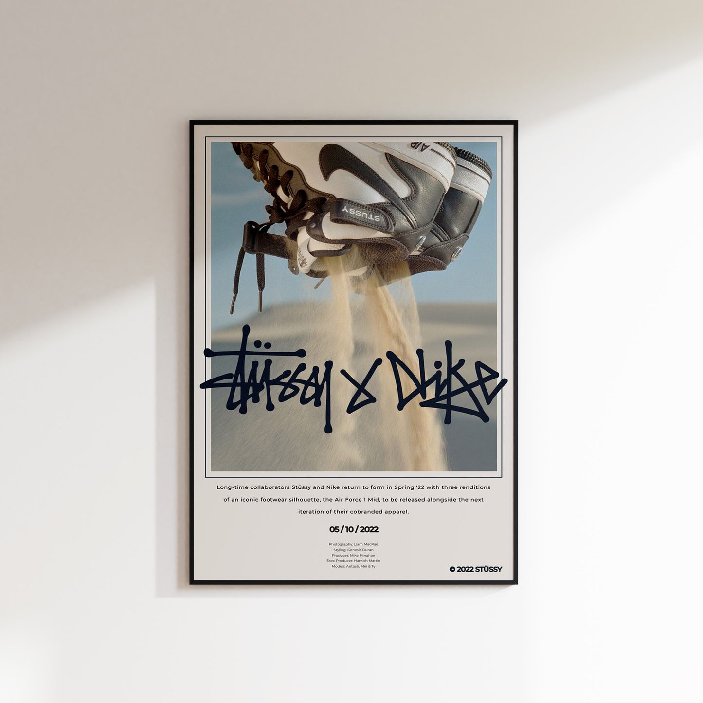 Nike X Stussy Poster