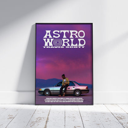 Travis Scott Astro World Poster