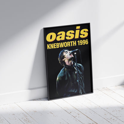 Oasis Vintage Knebworth Poster 2