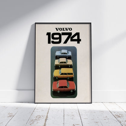 Volvo 1974 Vintage Poster