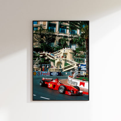 Ferrari F1 Monaco Poster