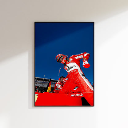 Michael Schumacher Ferrari F1 Poster