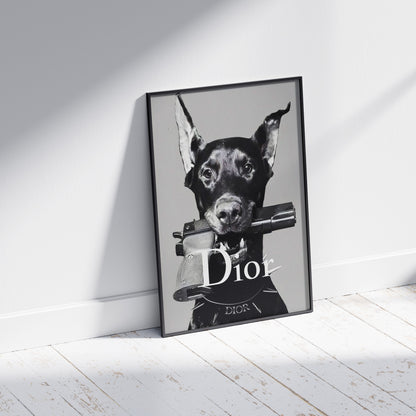 Dior Dog Poster