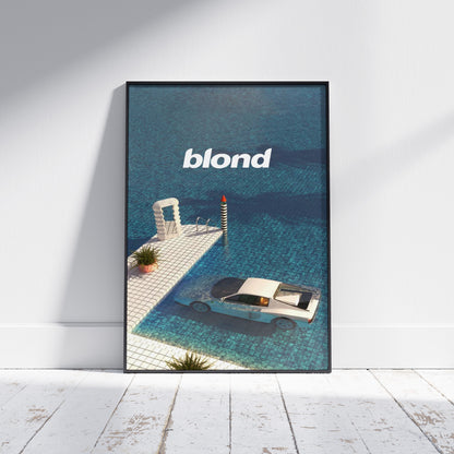 Frank Ocean Blonde Car Poster 1