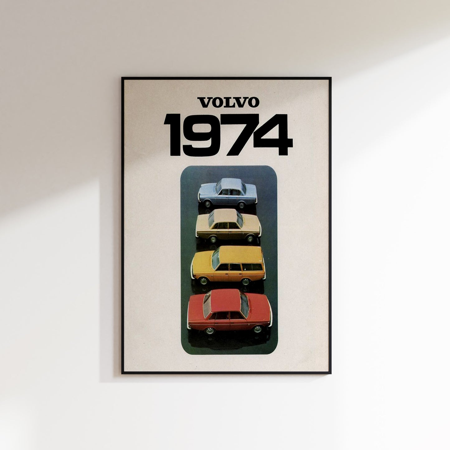 Volvo 1974 Vintage Poster