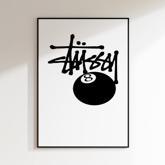 Stussy 8 Ball Poster 2