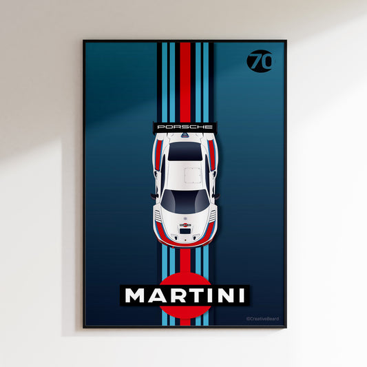 Porsche Martini Racing Poster