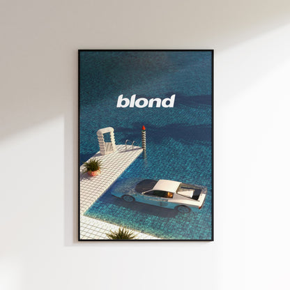 Frank Ocean Blonde Car Poster 1