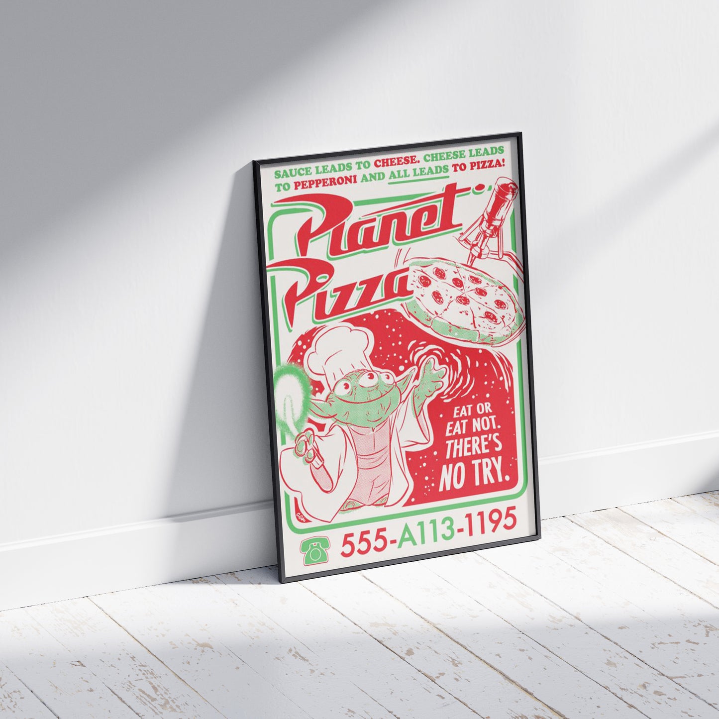 Planet Pizza Poster