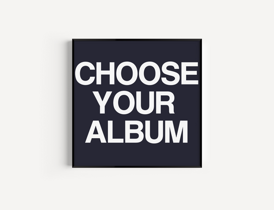 Choose Your Album Cover - Square - Request your own album