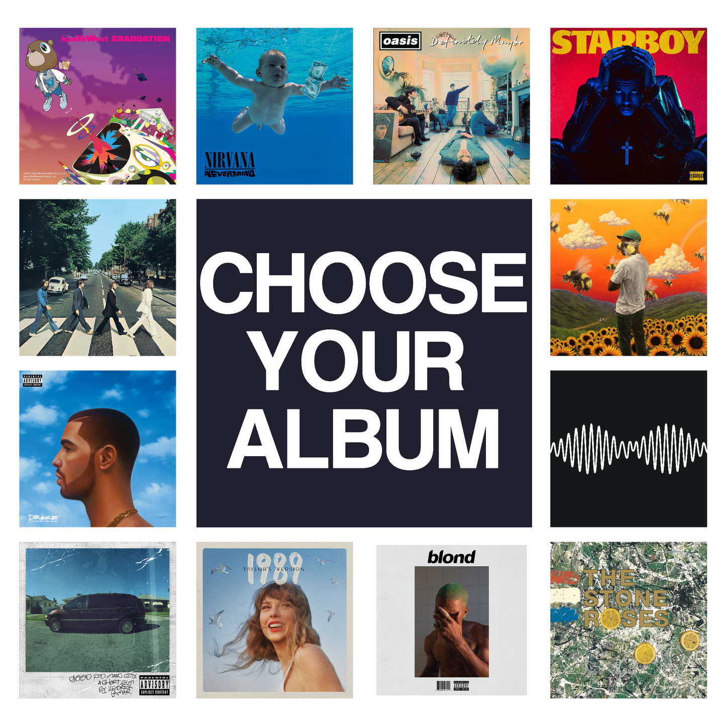 Choose Your Album Cover - Square - Request your own album